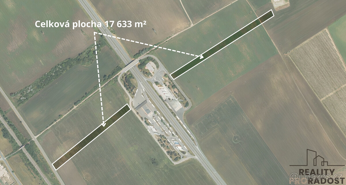 Orná půda v katastru obce Ladná, okres Břeclav