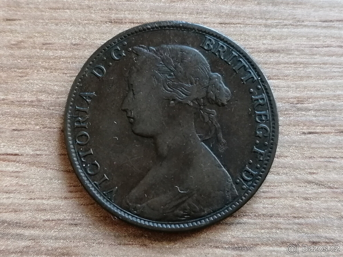 One Cent 1861 kolonie Nova Scotia koloniální mince Kanada