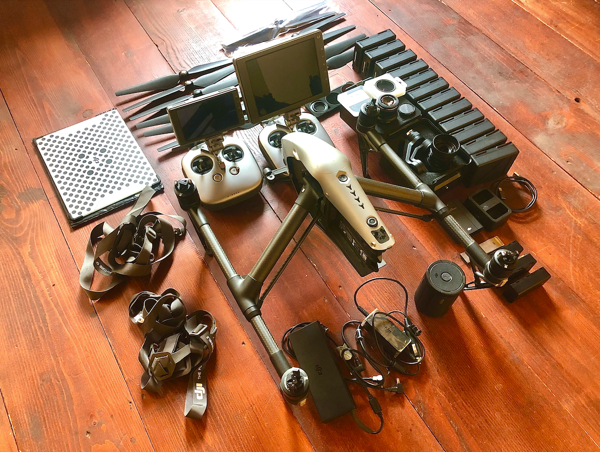 Dron DJI Inspire 2 na náhradní díly