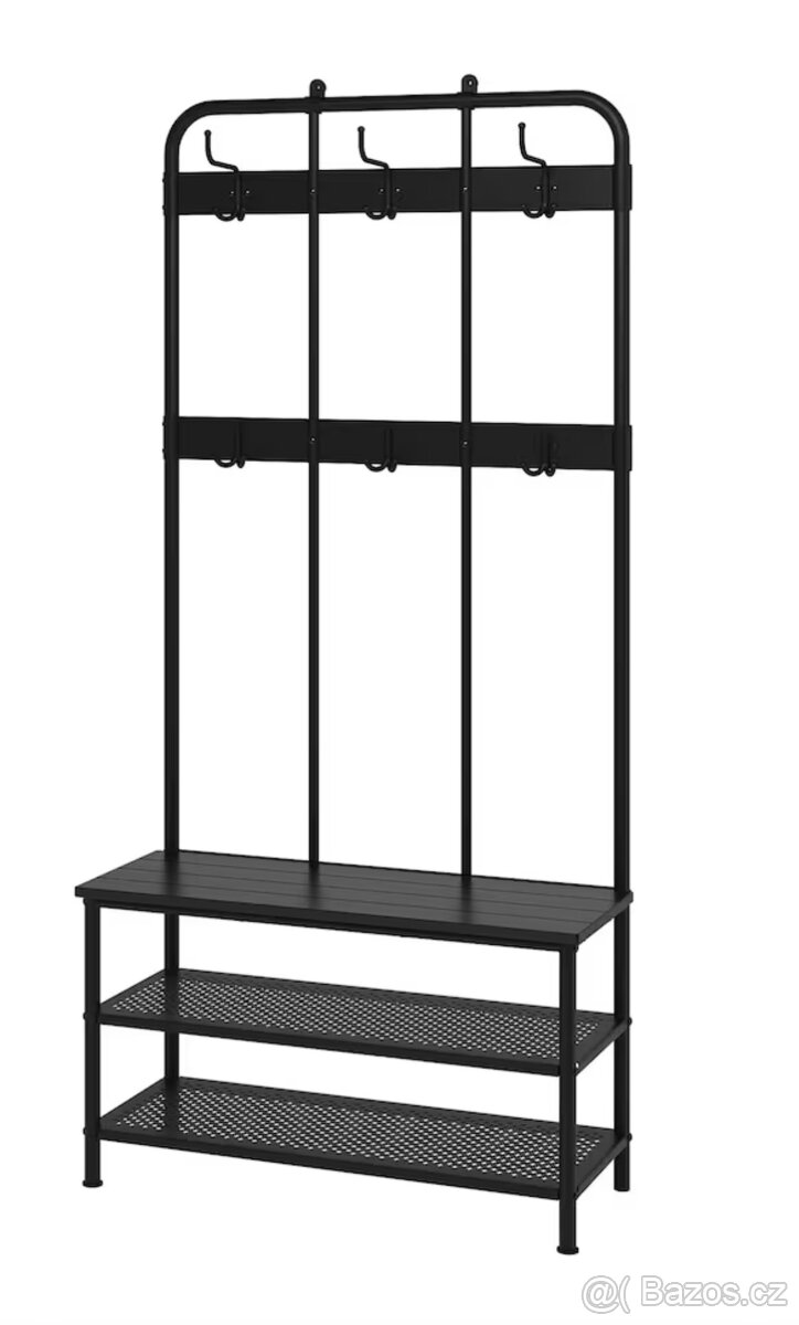Věšáková stěna a lavice Pinnig Ikea