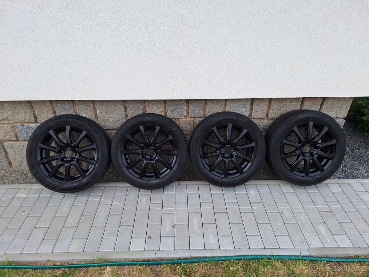 ALU kola - 16”- 114,3x5 + letní pneu