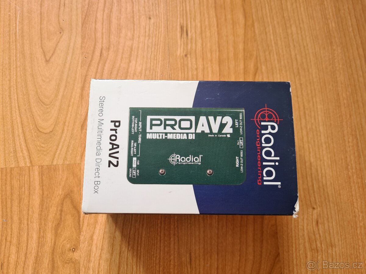 Prodam DI box Radial Engineering Pro AV2