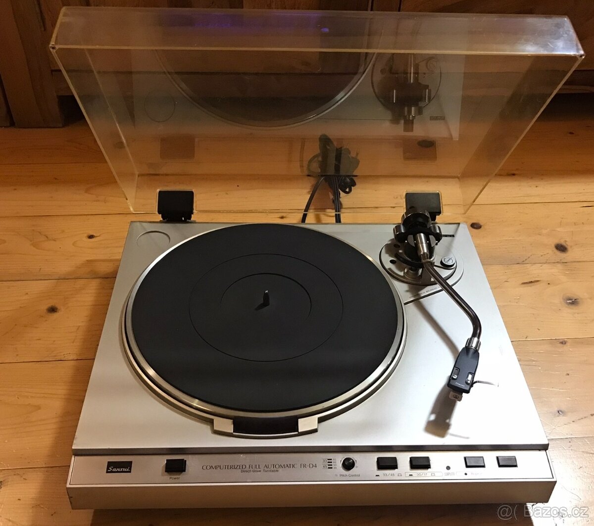 LUXUSNÍ GRAMOFON SANSUI FR-D4 (1979) PŘÍMÝ NÁHON ,PLNÝ AUTOM