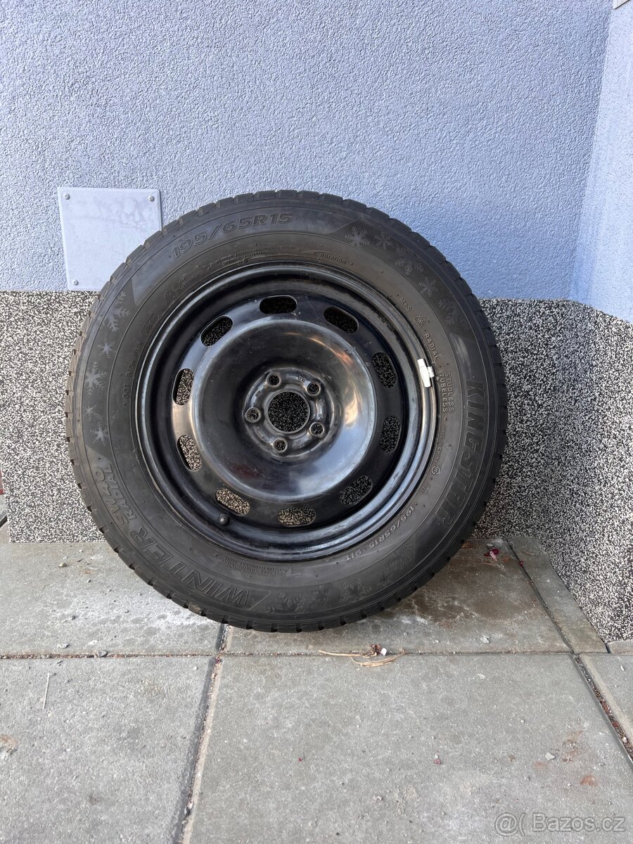 Rezerva / Dojezdové kolo 5x100 R15 ET38 + 195/65 R15