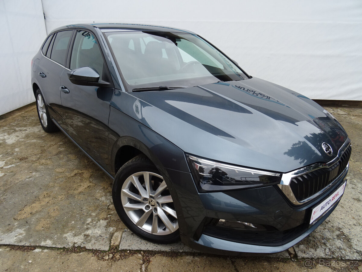 Škoda Scala 1.0TSi,85kW,37tkm,1majČR,E.S.kniha,aut.klima