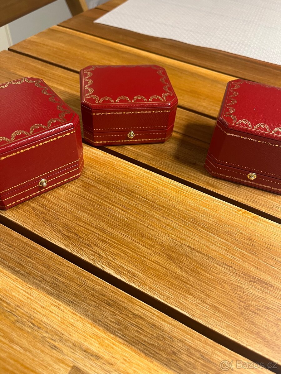 Cartier krabičky od šperků