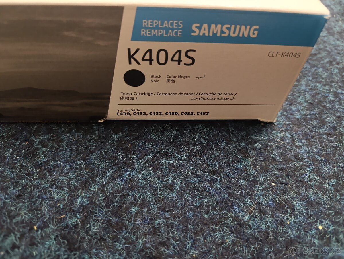 Originální toner HP - Samsung CLT-K404S, SL, Express, Černý