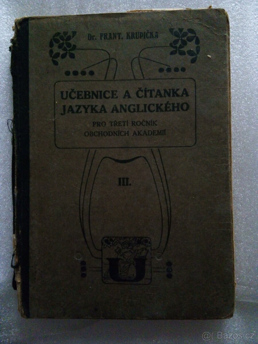 460. Dr. Frant. Krupička - Učebnice a čítanka jazyka anglick