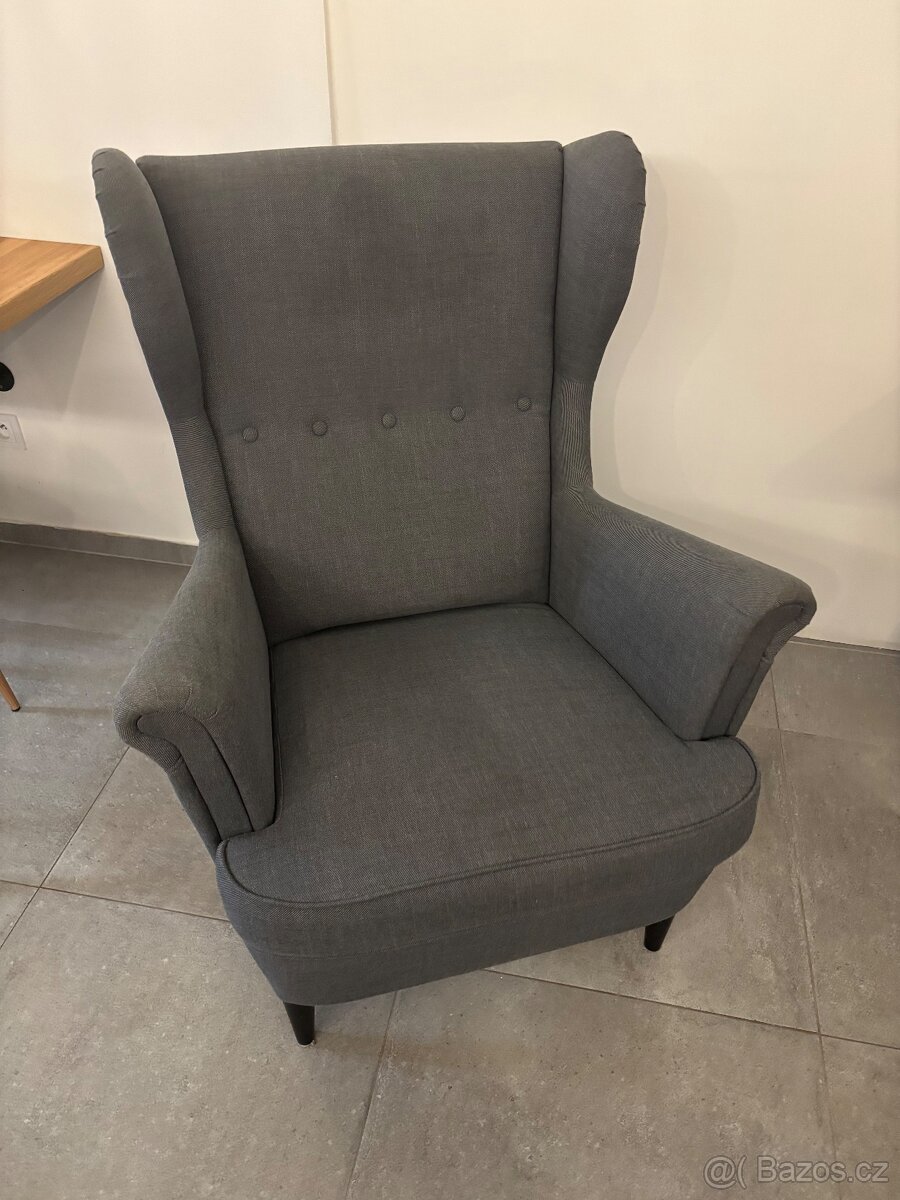 Křeslo “Ušák” Ikea