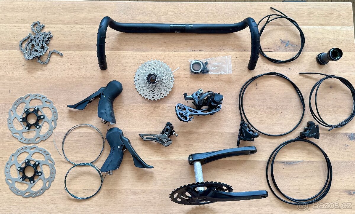 Nová kompletní sada Shimano GRX RX820/RX610 2×12