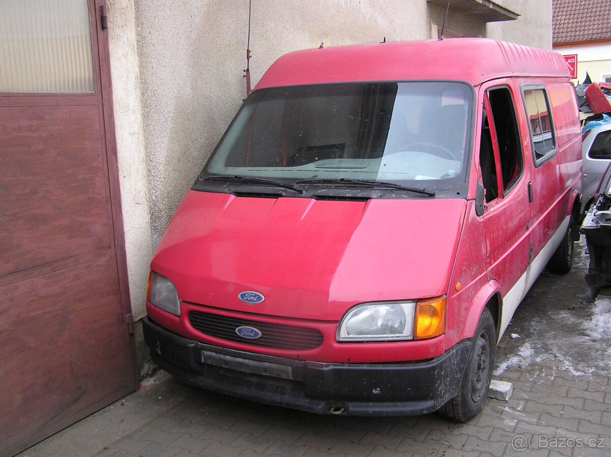 FORD TRANZIT 2,5 D - použité náhradní díly na tento vůz
