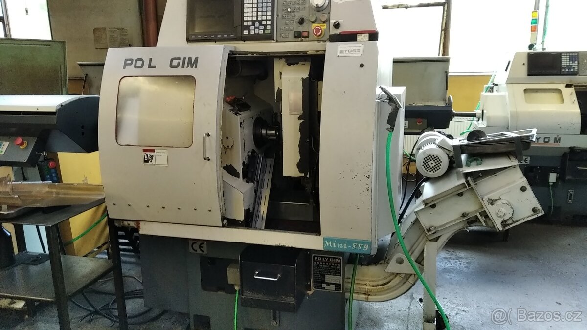Soustruh CNC - MINI 88 s Y- osou, podavače tyčí - SLEVA