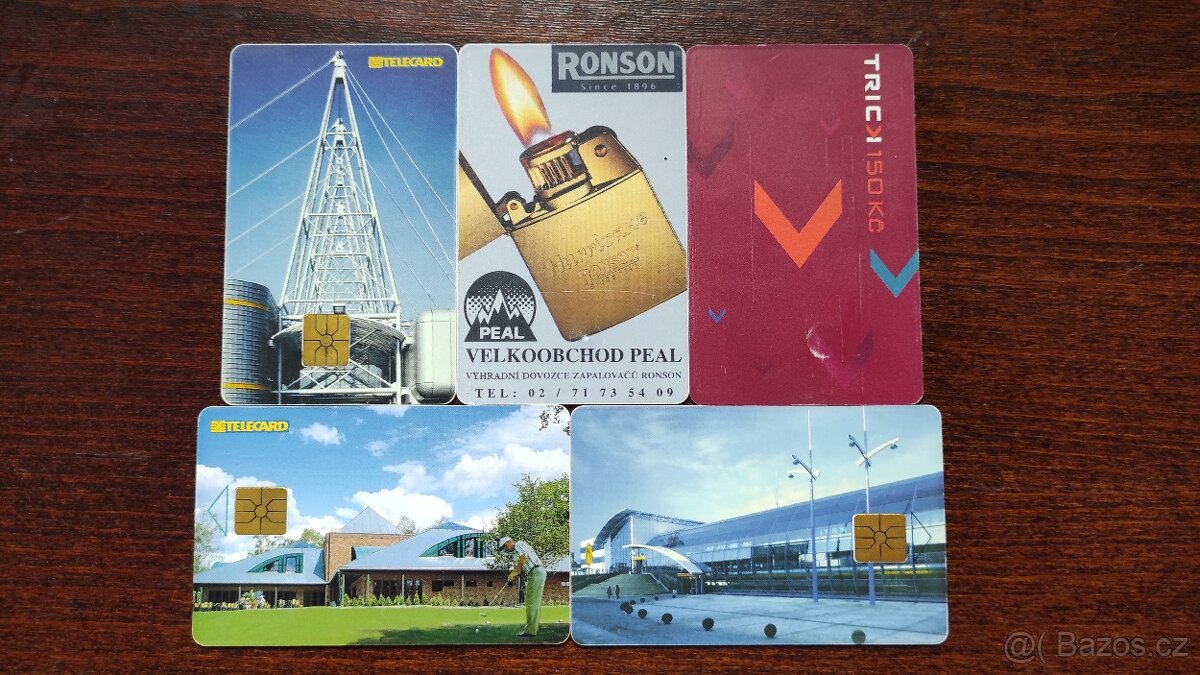 Telefonní karty mix 1.