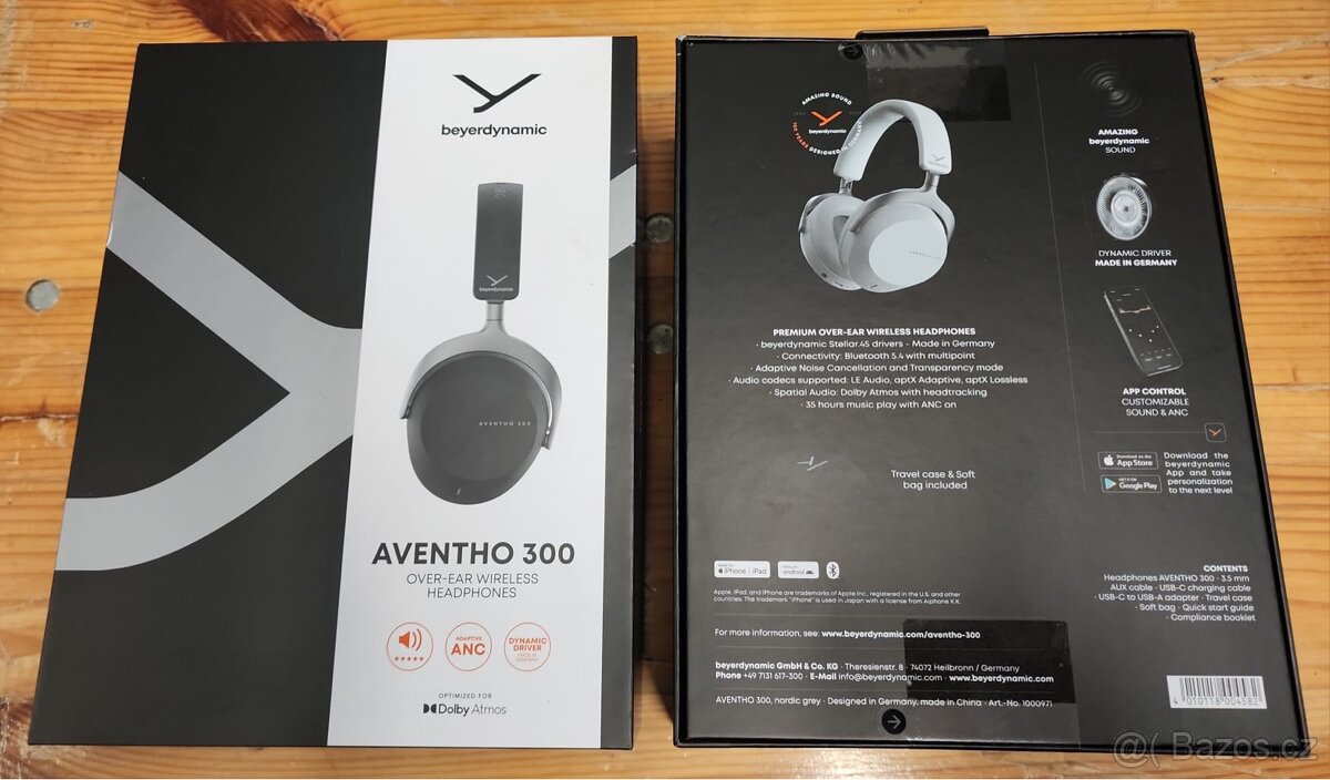🎧 Beyerdynamic Aventho Wired (model 300) – nové, zabalené
