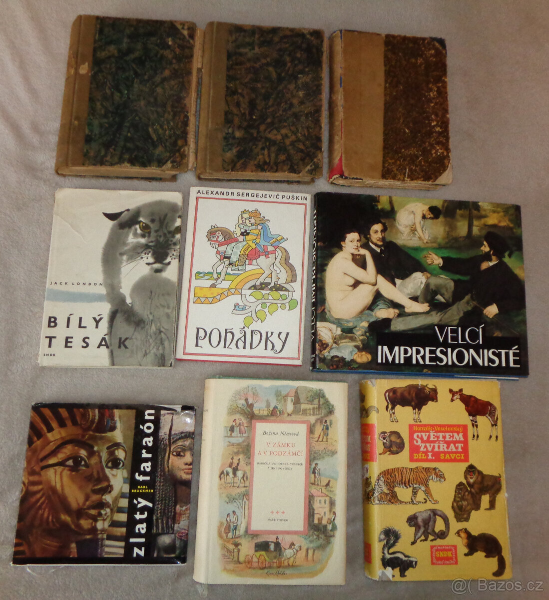 Knihy starší: Velcí impresionisté + Zlatý faraón