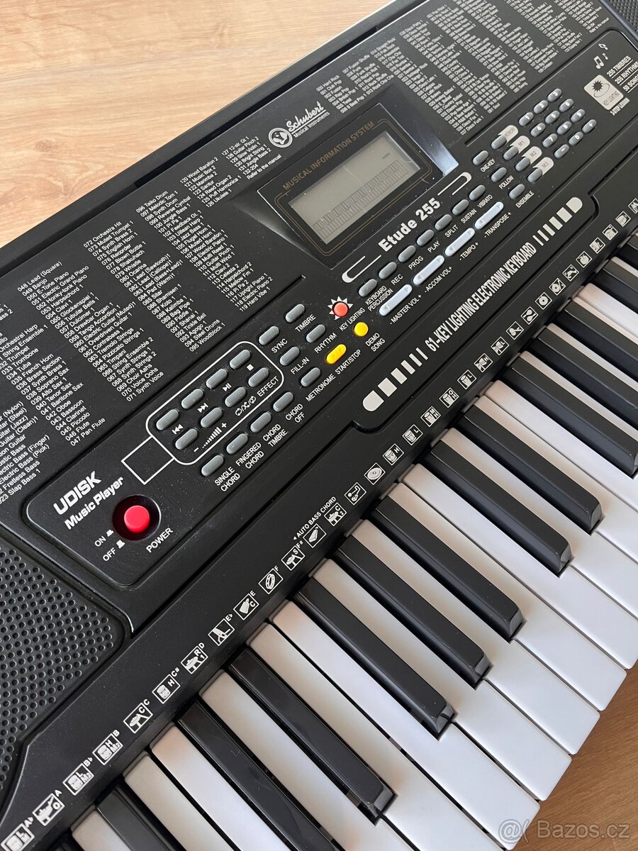 Klávesy SCHUBERT Etude 255