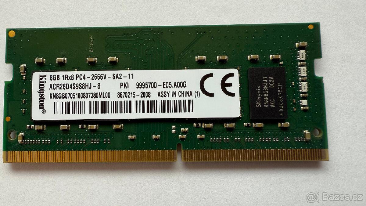 Kingston 8GB DDR4 SO-DIMM 2666MHz /ACER NITRO 5