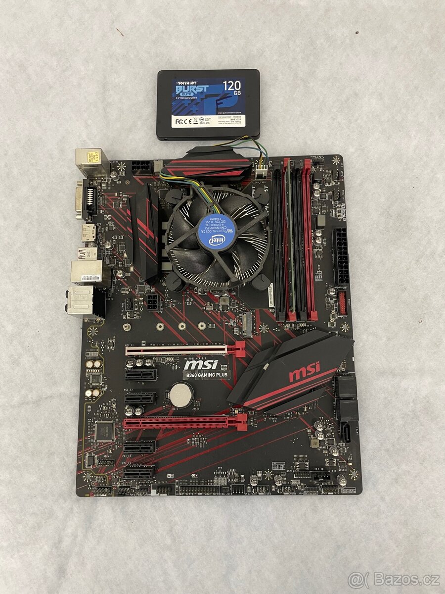 Základní Deska MSi B360 Gaming Plus + CPU + Ram + SSD