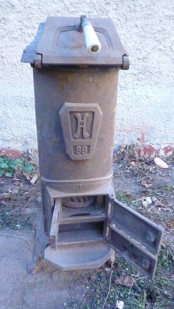 KAMÍNKA VINTAGE ČENKOV 99H A RETRO KAMNA PETRA