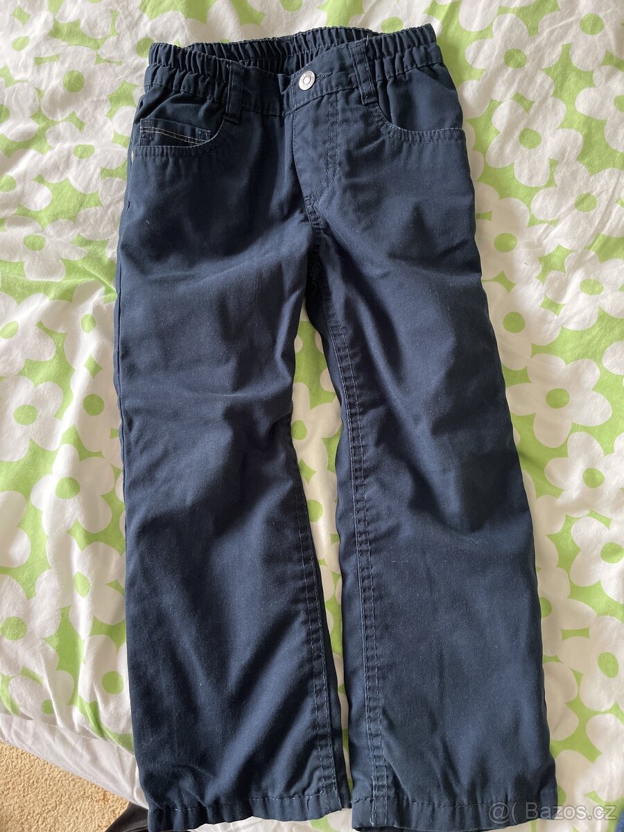 chlapecké zateplené kalhoty 104