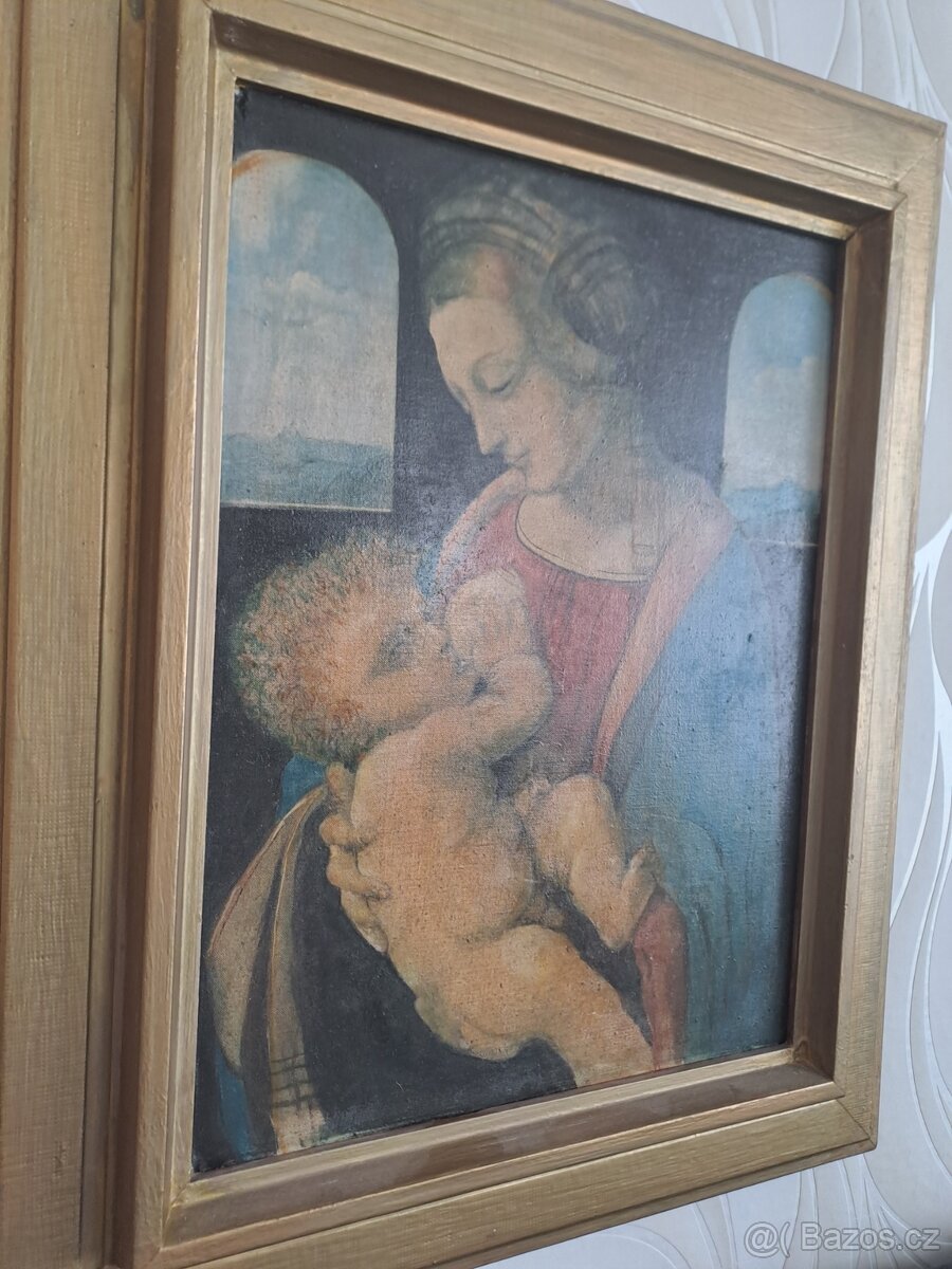 Madona s dítětem Leonardo da Vinci