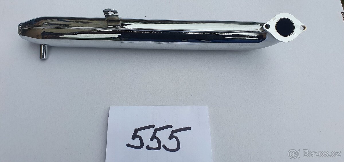 Jawa 50 pionýr 550, 555 výfuk
