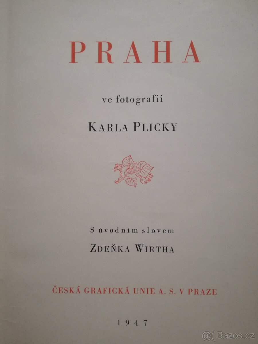 Praha ve fotografii - rok 1947