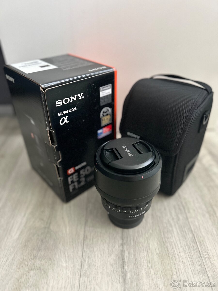 Prodám objektiv Sony 50 mm f/1.2 GM