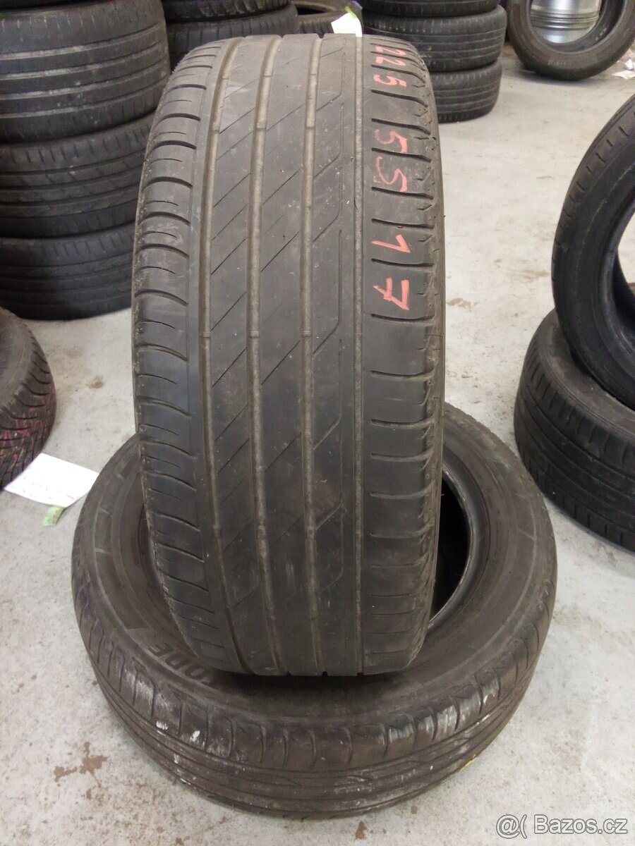 Bridgestone 225/55 R17 2 ks letní pneumatiky