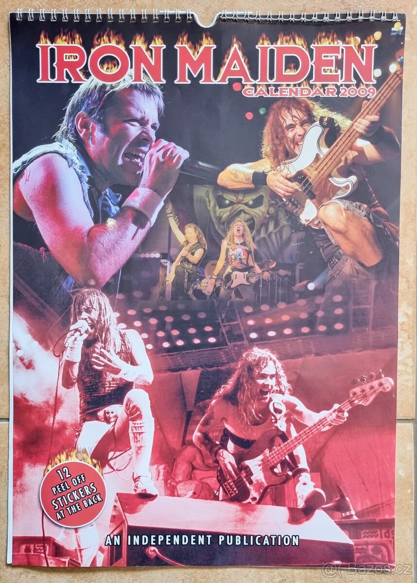Prodám kalendář Iron Maiden 2009.