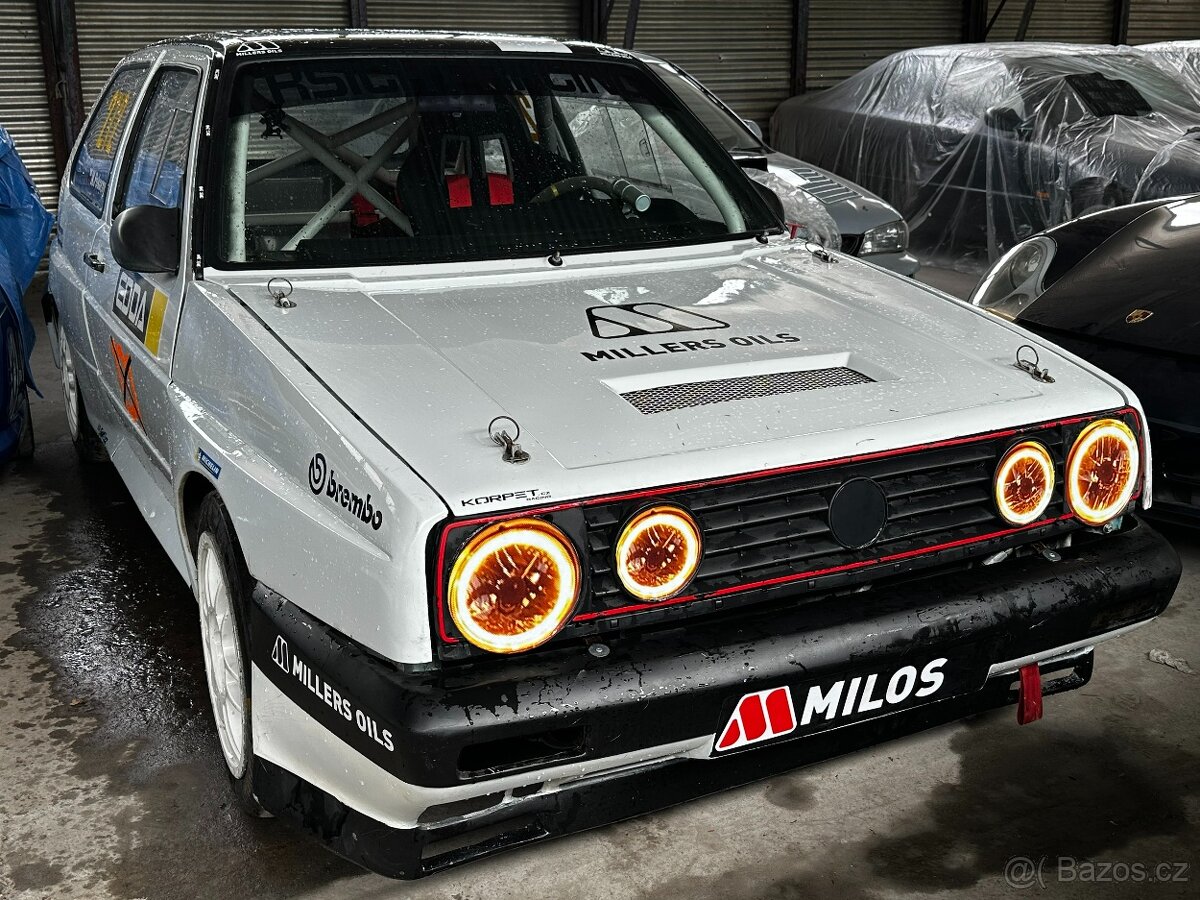 Závodní Golf GTi 2.0 cca 200 koní, skvělý setup, rychlé auto