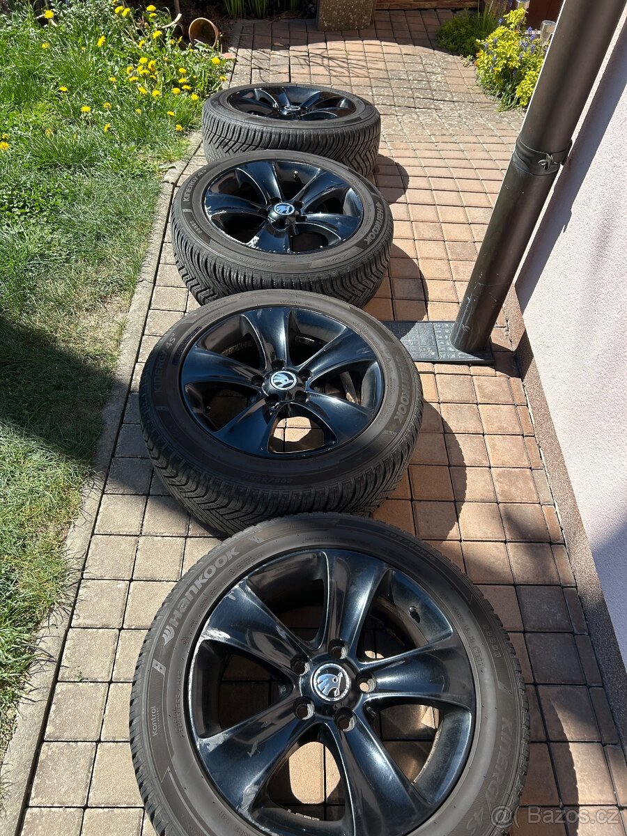 Alu kola 5x112 R16 origo Škoda
