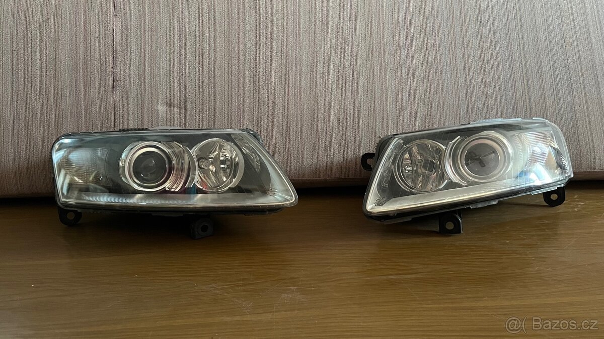 AUDI A6 C6 PŘEDNÍ SVĚTLA BIXENON BEZ AFS