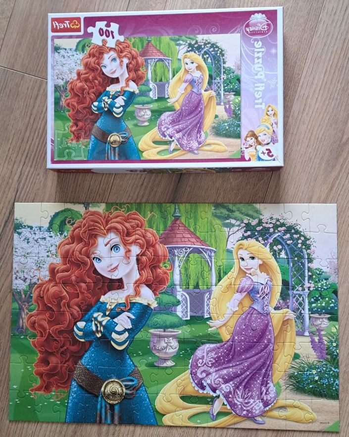 Puzzle 100 dílků Na vlásku