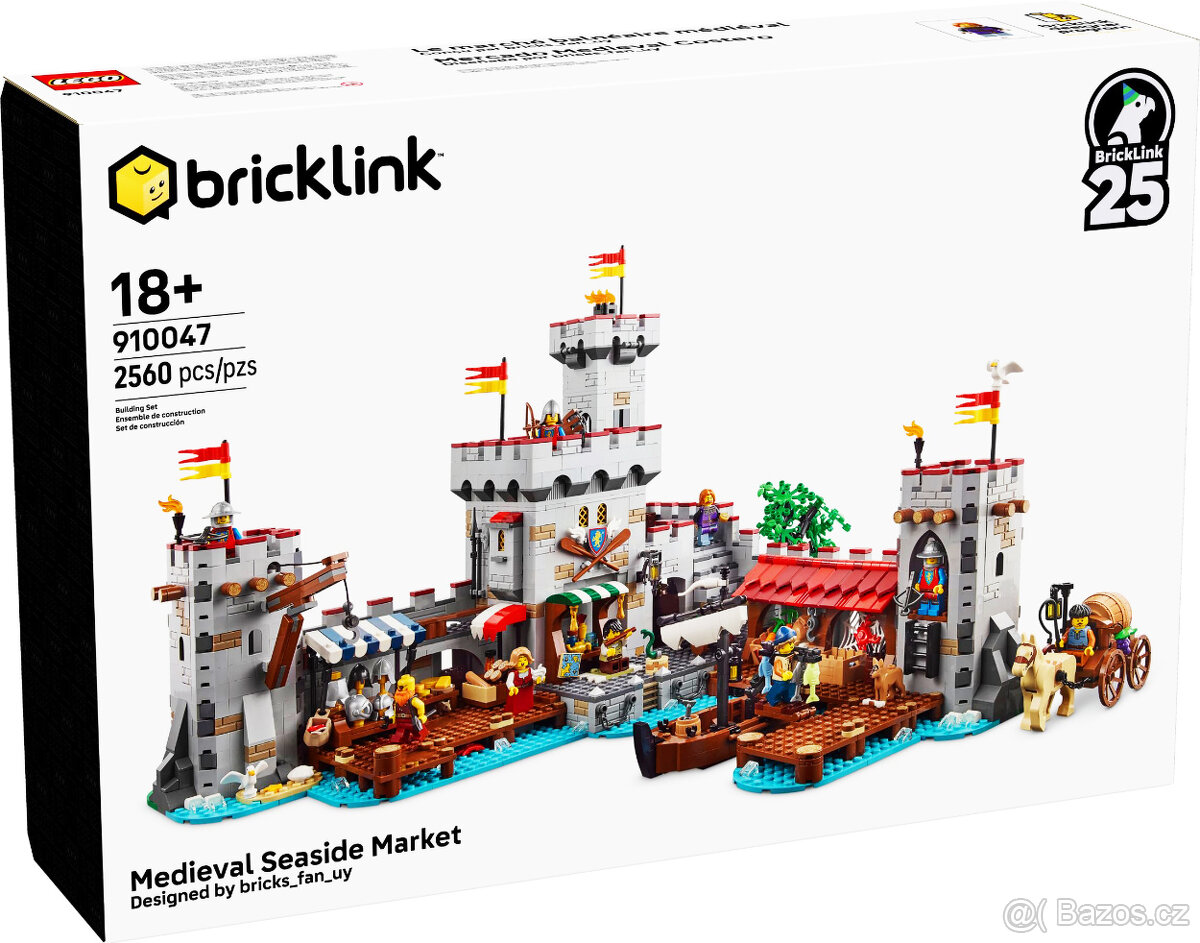 LEGO Bricklink 910047 Středověké tržiště u moře