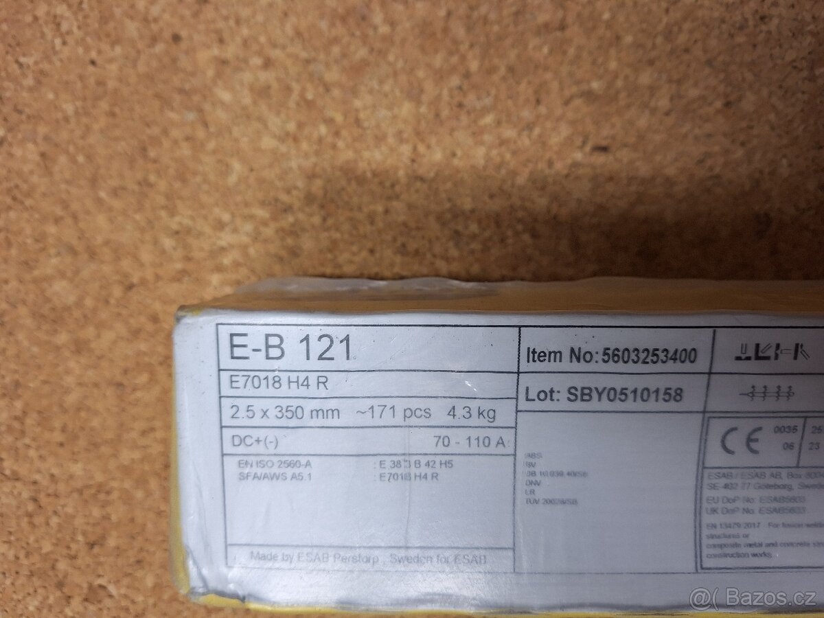 Svařovací elektrody