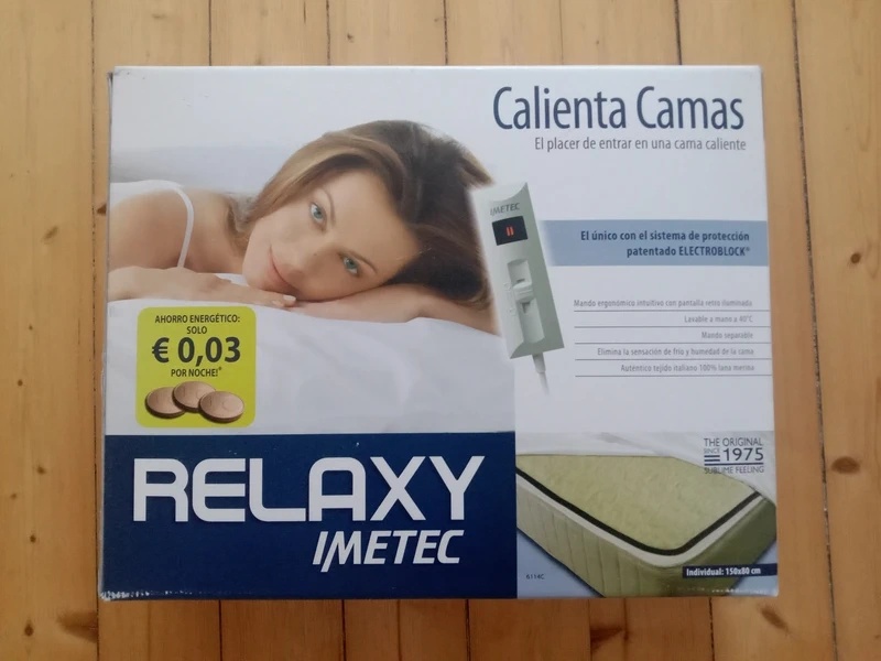 Nová vyhřívací podložka do postele Calienta Camas Imetex