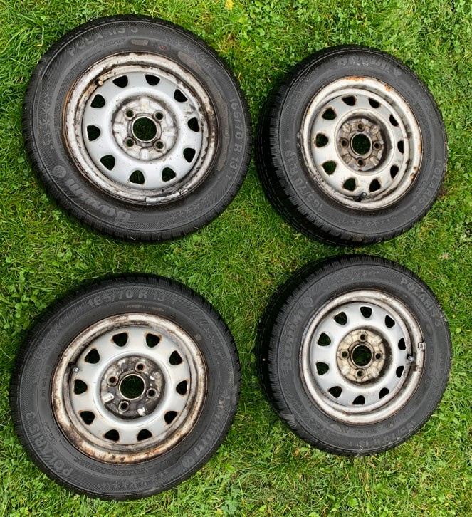 Kola Škoda Felicia, 4x, poklice 8x