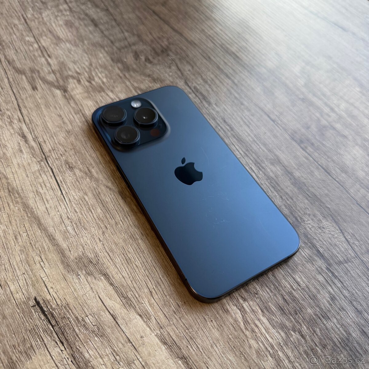 IPhone 15 Pro 128GB blue titanium, 100% baterie (rok záruka)