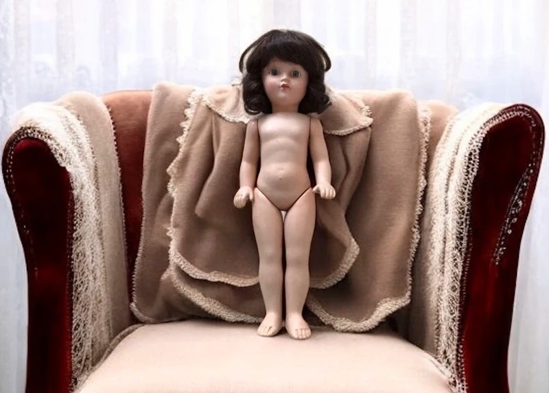 Starožitná porcelánová poválečná, panenka 🎀 výška 30cm