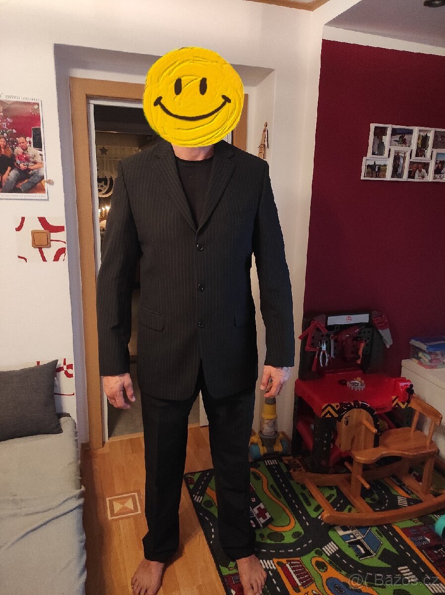 Pánský společenský oblek Bernhardt XL - na vysokou postavu