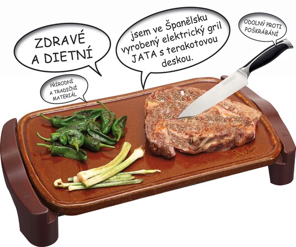 Stolní terracota gril Jata GR559