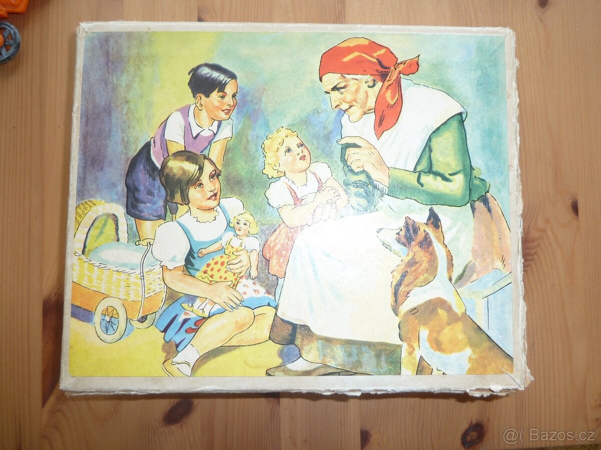 Retro obrázkové kostky TOFA Pohádky