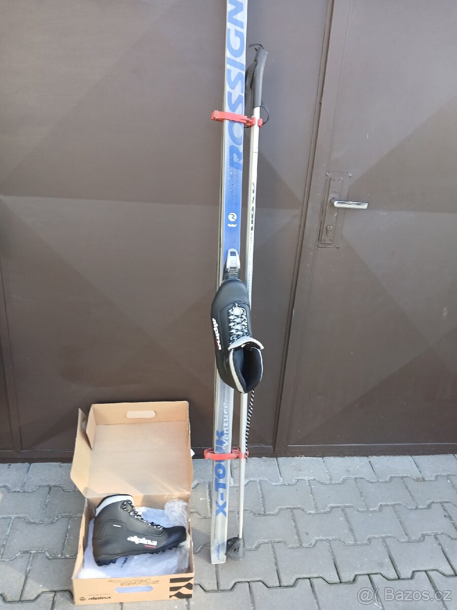 Nový běžkařský set - běžky Rossignol, boty Alpina