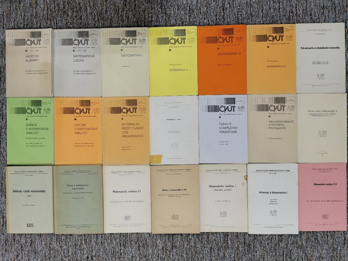 Starší skripta ČVUT. matematika, fyzika, programování, ...