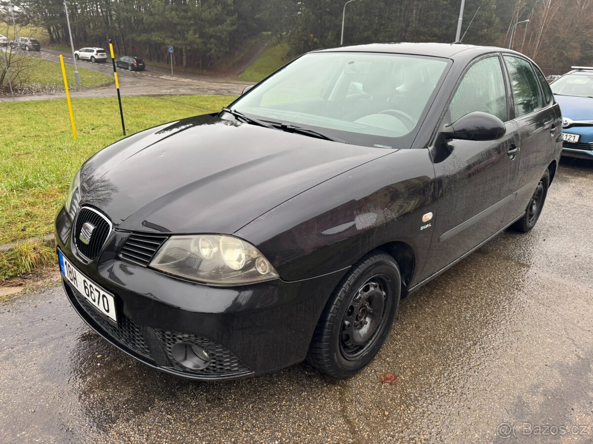Seat Ibiza 1,4 16V DUAL, Orig. LPG, ALU 16", nová TK, Pěkná
