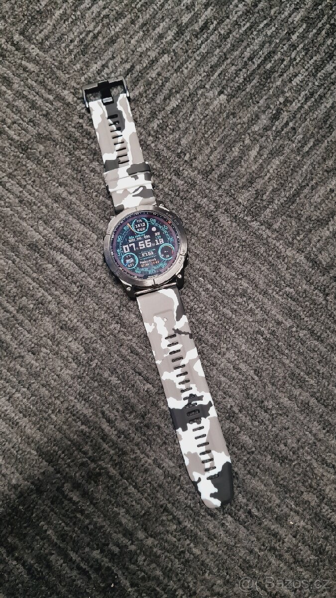 Fenix 5x, 6x, 7x, 8tah, řemínek, pásek 26mm bílý