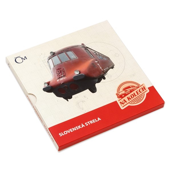 STŘÍBRNÁ MINCE NA KOLECH - VLAKOVÁ SOUPRAVA SLOVENSKÁ STRELA