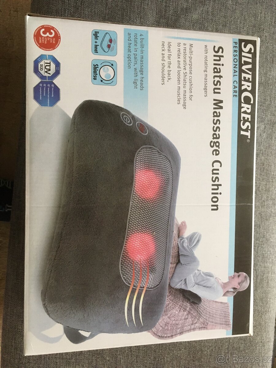 Masážní polštářek Shiatsu