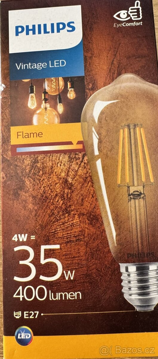 Žárovka hruška - PHILIPS - LED 4W (35W) - nová